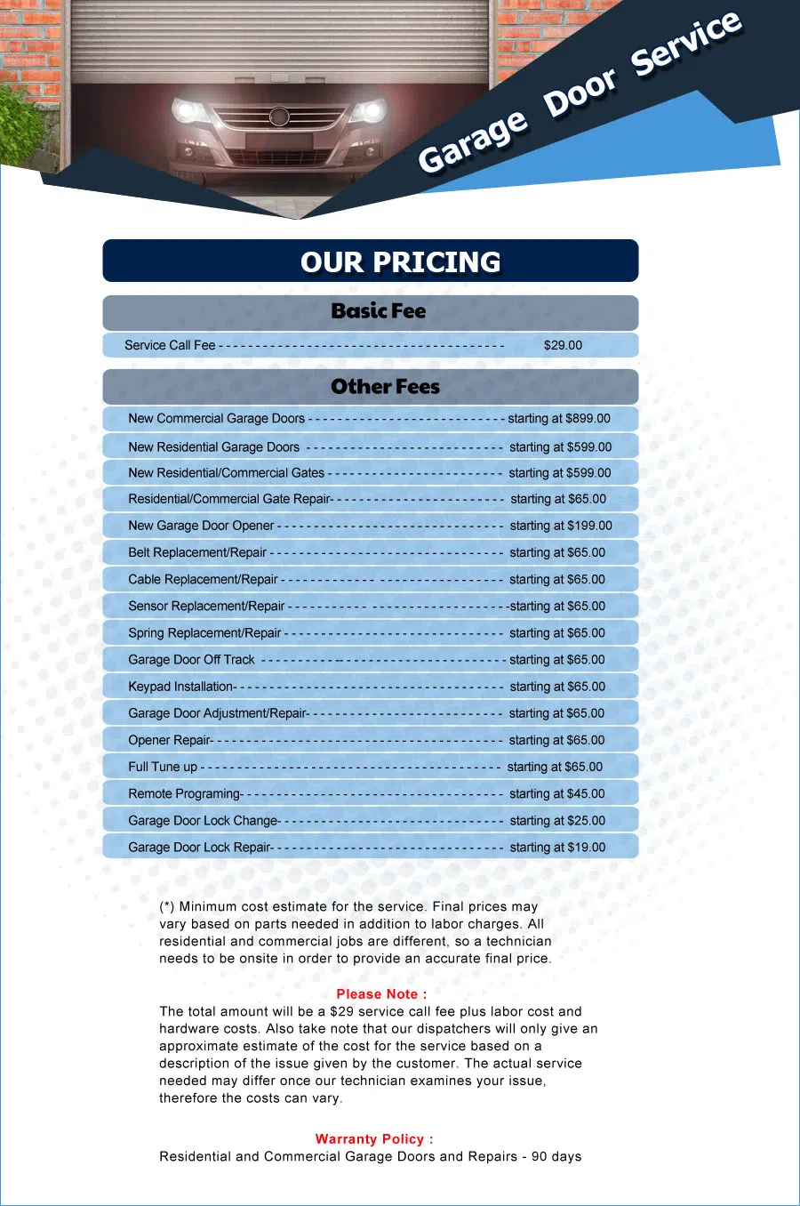 Eagle Garage Door Service Columbus, OH 614-655-1368